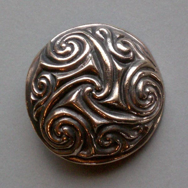 Celtic Spiral Brooch