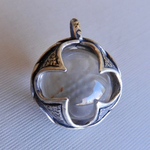 Quartz Sphere in Sterling Silver Viking Style Setting #2