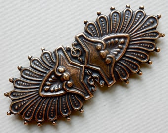 Renaissance Cloak Clasp in Bronze