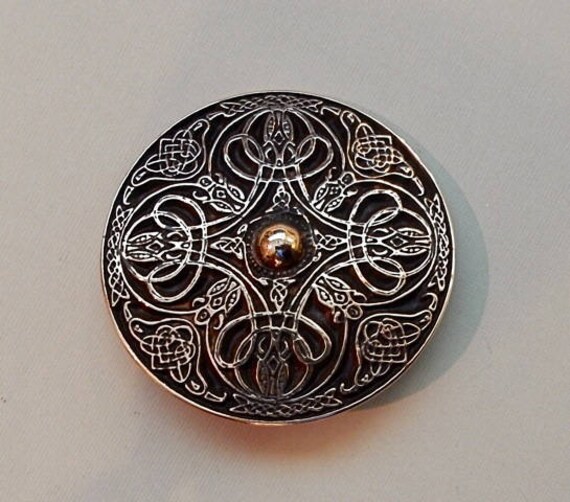 Saxon Disc Brooch Etsy Canada