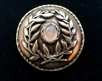 SCA Laurel Peerage Medaillon in Bronze mit Chalcedon