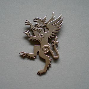 Griffin Brooch or Pendant