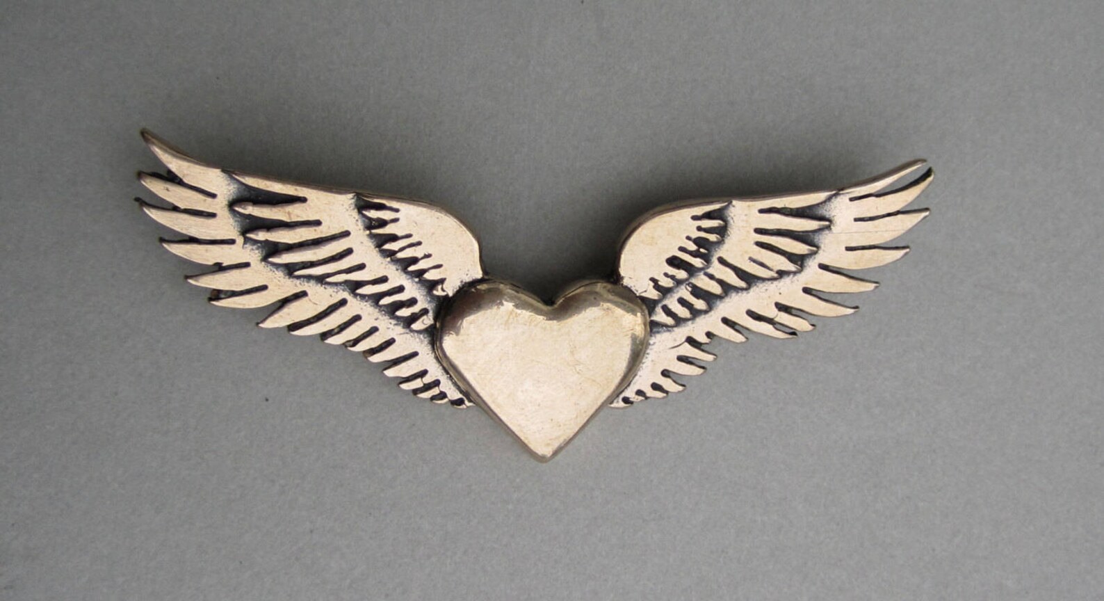 Sufi Heart or Winged Heart Brooch or Pendant - Etsy