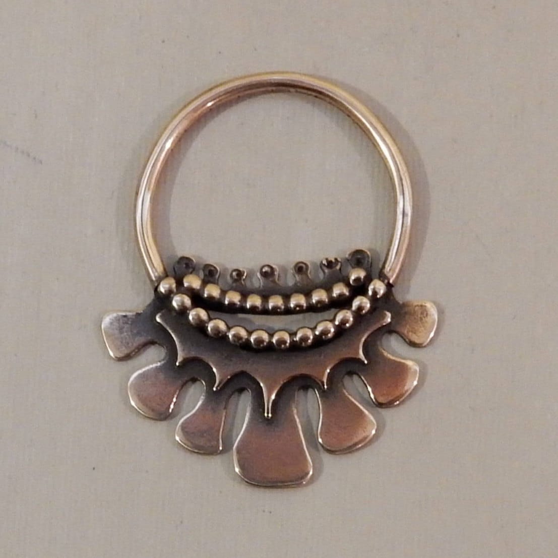 Bronze Temple Ring #1 - Etsy