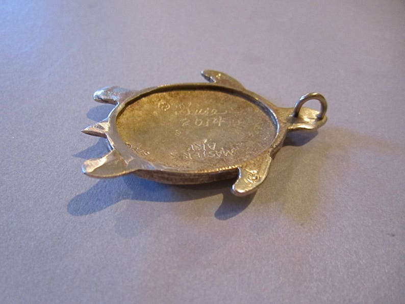 Bronze Turtle pendant by MasterArk - back