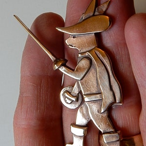 Killer Rabbit with Rapier Pendant or Brooch image 4