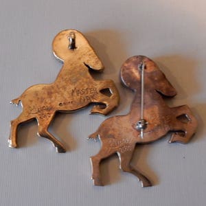 Bronze Ram Brooch or Pendant image 4