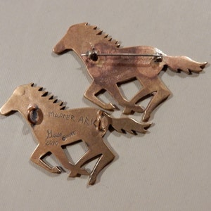 Celtic horse brooch and pendant in bronze by Master Ark