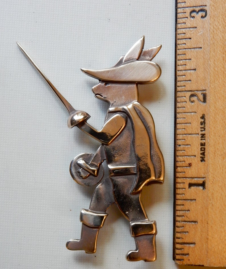 Killer Rabbit with Rapier Pendant or Brooch image 5