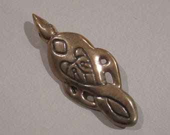 Odin's Raven Brooch in Bronze