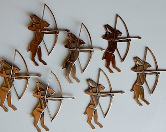 Archer Killer Rabbit - Pendant or Brooch