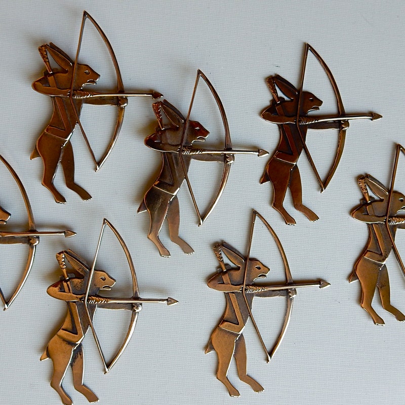 Medieval Rabbits - Etsy