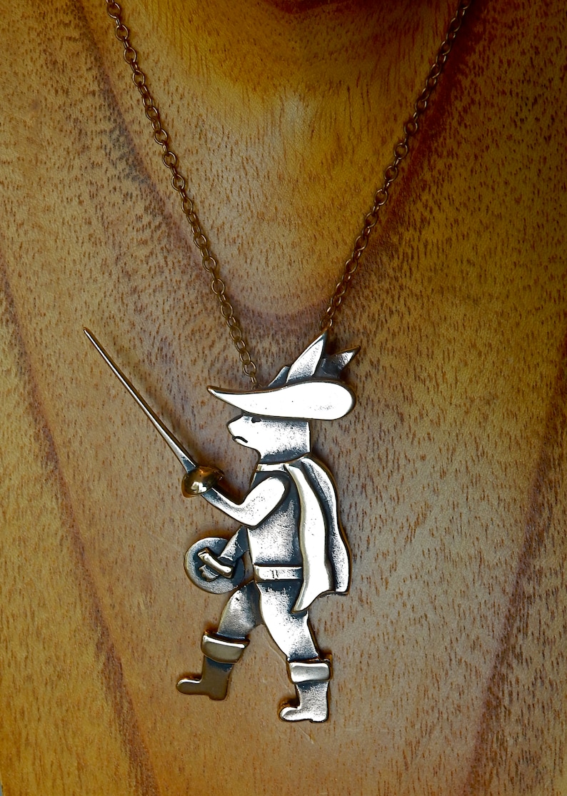 Killer Rabbit with Rapier Pendant or Brooch image 3