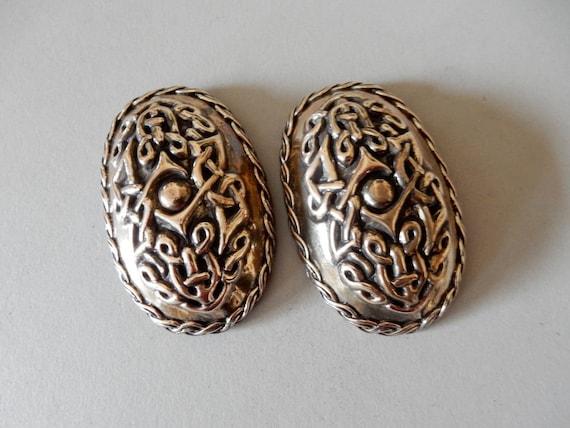Viking Cup Brooches in Bronze