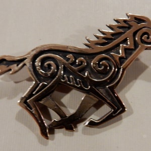 Viking horse brooch or pendant in bronze by Master ark