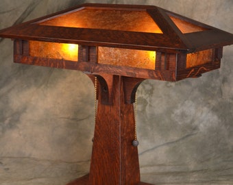 Ragsdale South Haven Mission Oak Desk Lamp