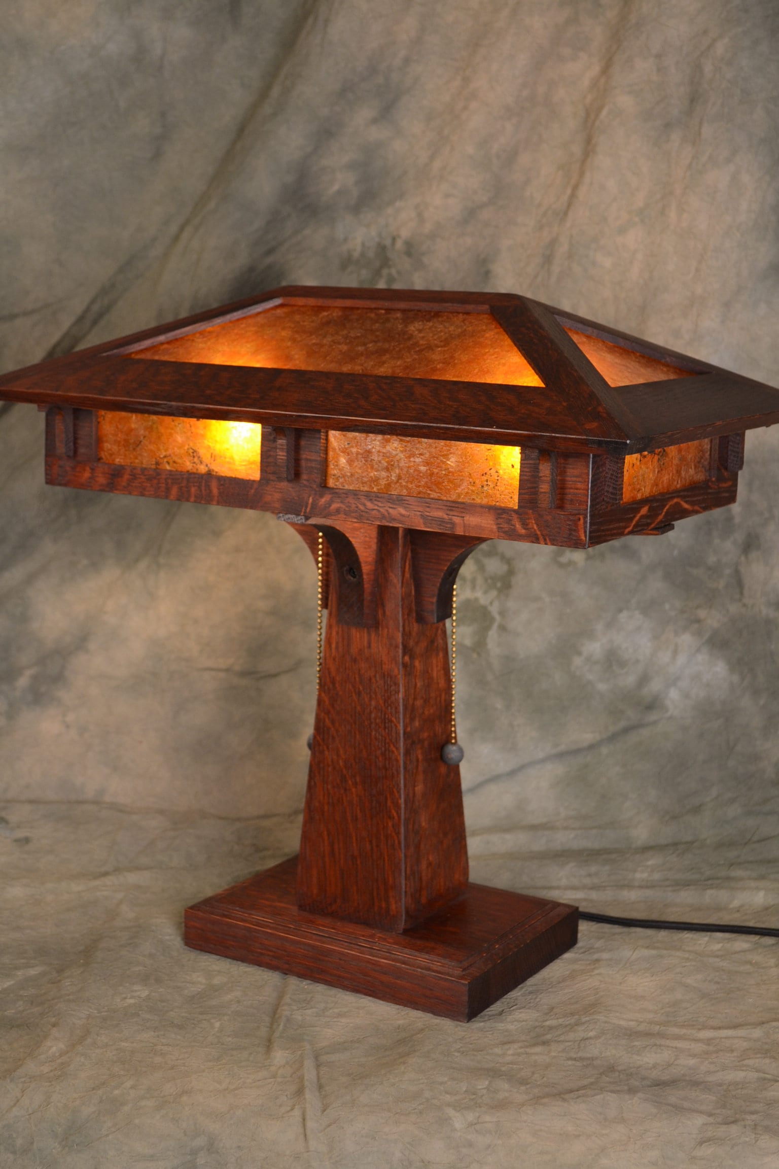 Ragsdale South Haven Mission Oak Desk Lamp