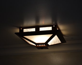 Prairie Craftsman Ceiling Fixture