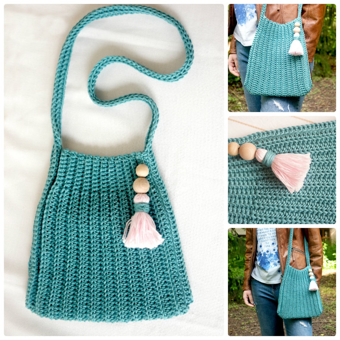 Easy Crochet Pattern for a Shopping Bag - Etsy