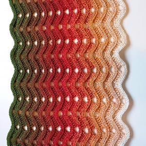 Crochet Shawl, Prayer Shawl. Wrap Crochet Pattern. Gradient Yarn