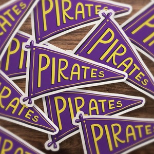 ECU Pirates Pennant Sticker - Etsy