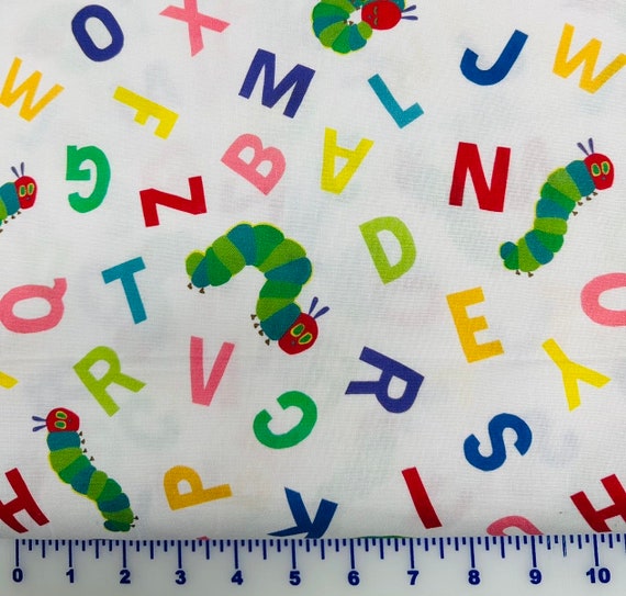 Springs Creative The Very Hungry Caterpillar Alphabet SPR77887-A620310 cotton fabric