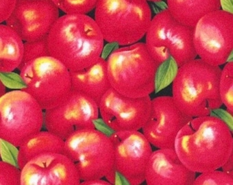 May include: A seamless pattern of red apples with a glossy finish. The apples are arranged in a close-up, overlapping pattern.