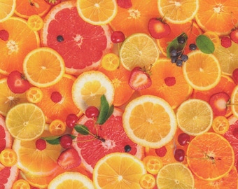 Mook Fabrics Citrus Delight 100% Quilt Shop Cotton Fabric by the yard