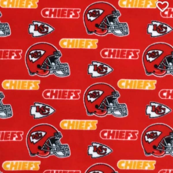 FLEECE Fabric Traditions Kansas City Chiefs 6274-D Fleece