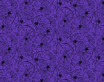 Fabric Traditions Spider Webby FAT15783-V cotton fabric