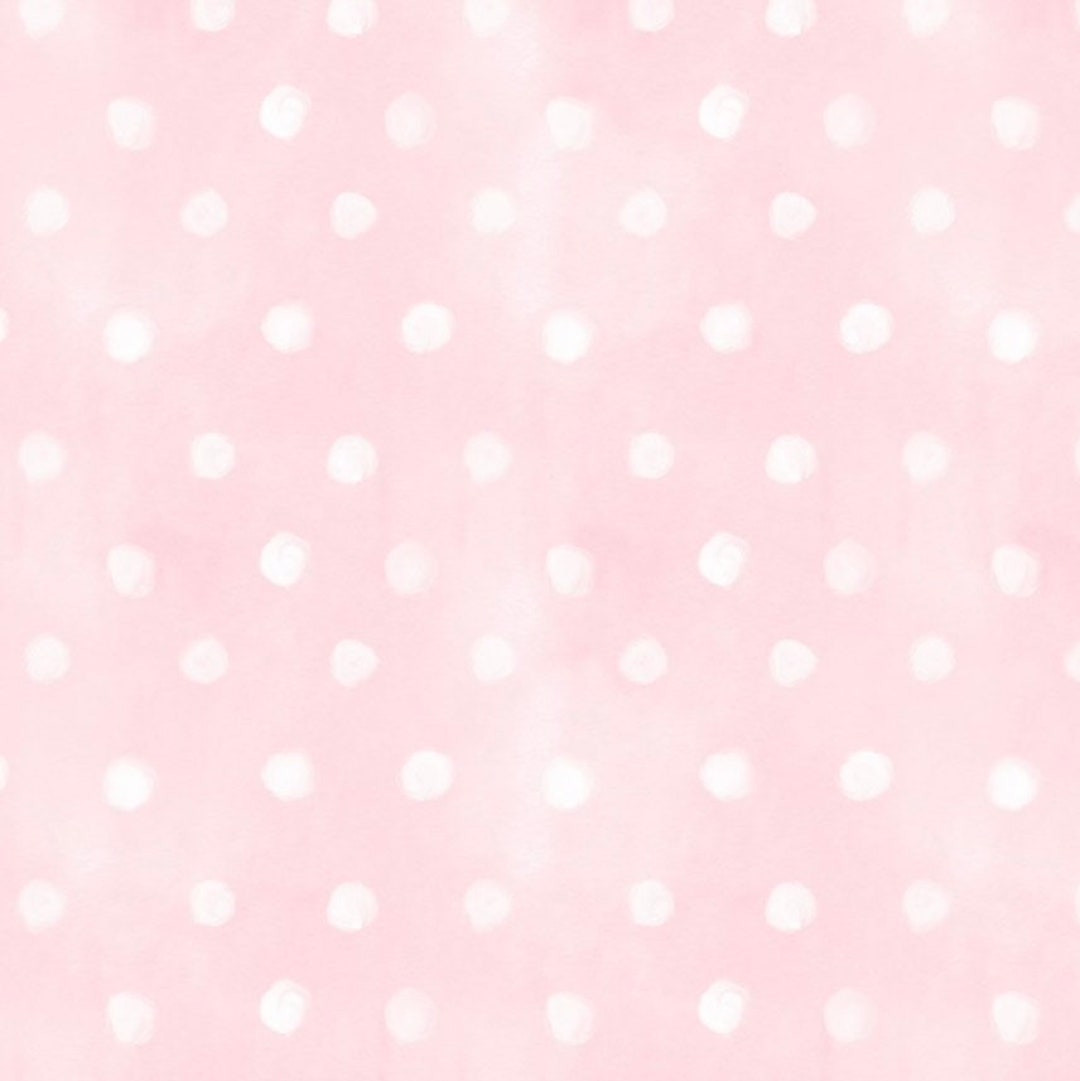 Clothworks Spring Has Sprungs Pastel Pink Dots CLTY4014-38 Cotton ...