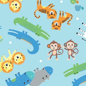Benartex Noah’s Journey Two by Two BEN1293280B cotton fabric