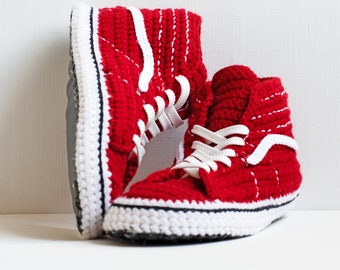women's red house slippers