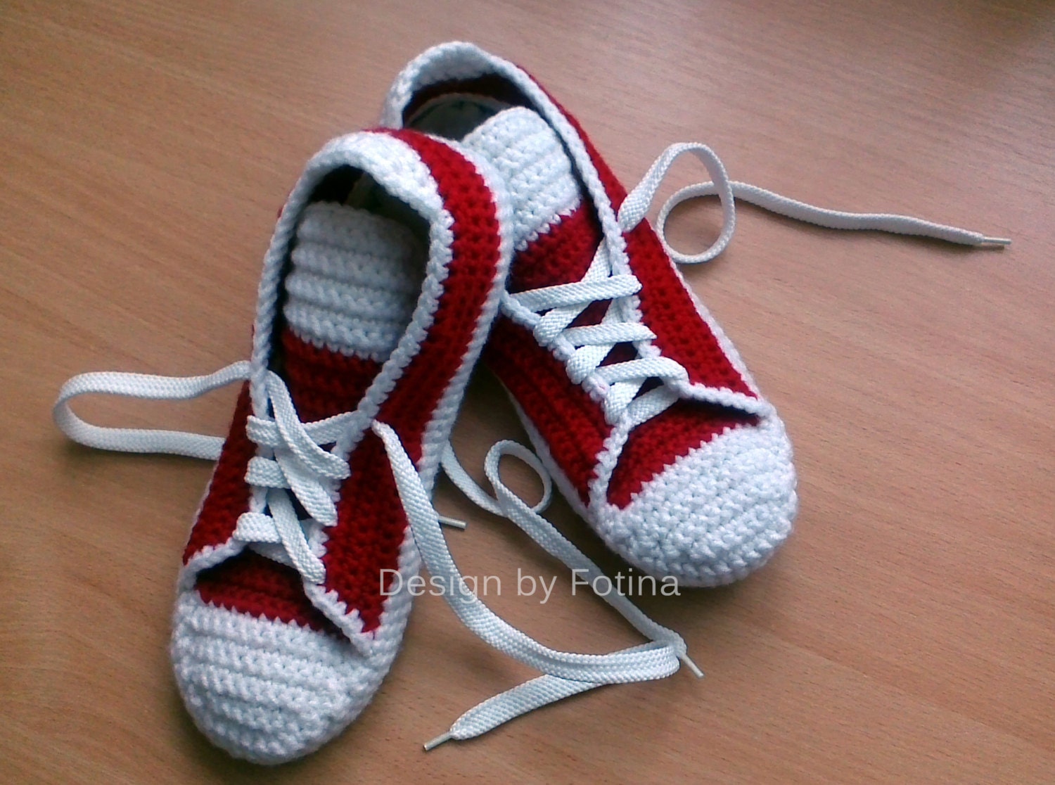 adult crochet converse pattern