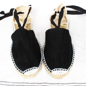 IBIZA Lace Up Vegan Espadrilles Organic Cotton Women, sandals, shoes image 1