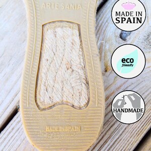 IBIZA Lace Up Vegan Espadrilles Organic Cotton Women, sandals, shoes image 4