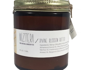 Divine Blossom Body Butter. Spring. Natural Handcrafted. Mango Butter. Essential oils