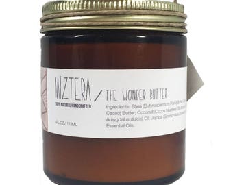 The Wonder Butter. Natural Whipped Body Butter. Handcrafted. Shea. Cocoa.