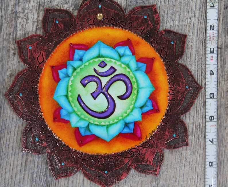 Yoga room art, Om symbol, Healing art, metaphysical art,spiritual art,meditation art,mandala wall art,inspirational art,energy art, zen art image 6