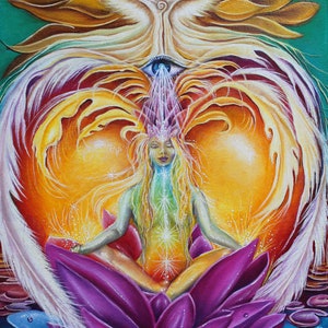 Inspirational art,spiritual art, healing art,meditation art, yoga art,visionary art,chakra art,third eye art,zen art,buddha art,feminine art
