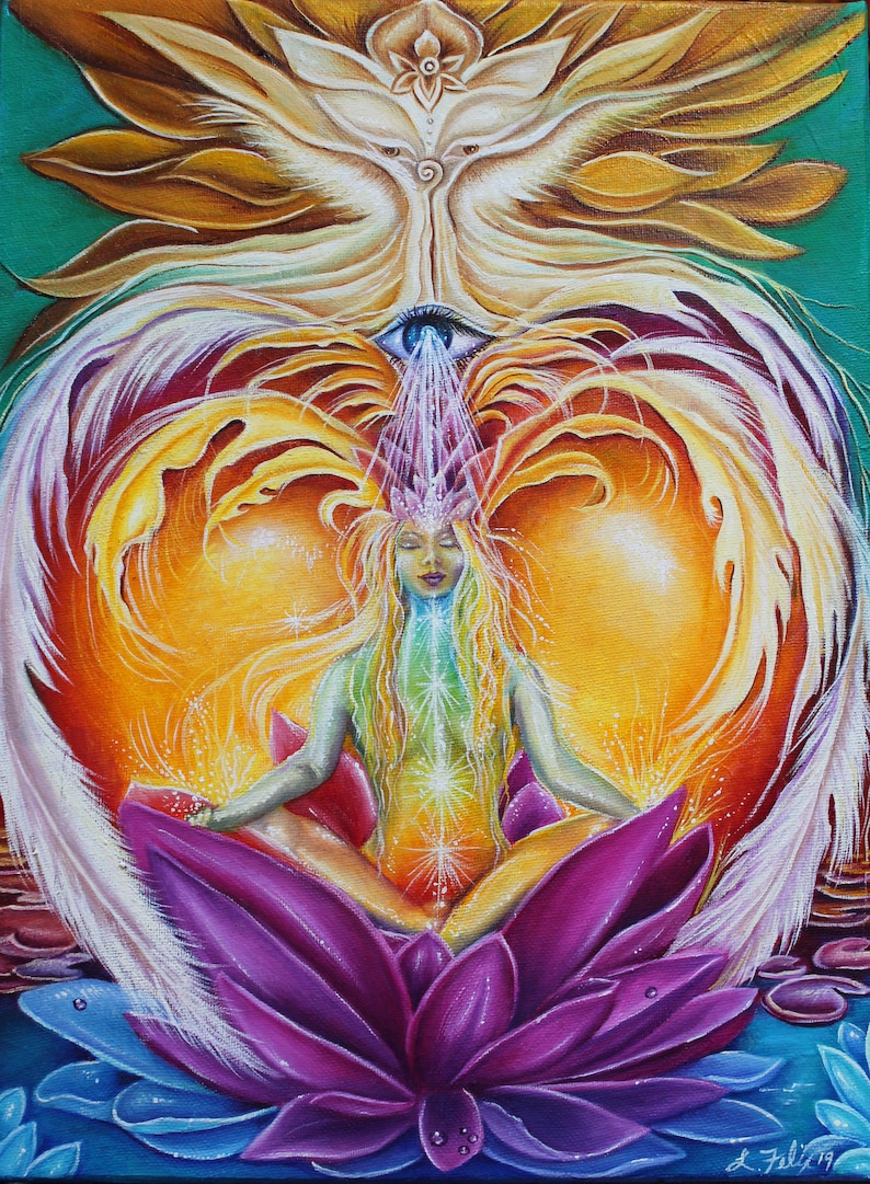 Inspirational Artspiritual Art Healing Artmeditation Art Etsy