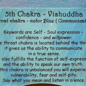 Throat Chakra Art: Blue Lotus Mandala, Reiki Healing Art bild 7