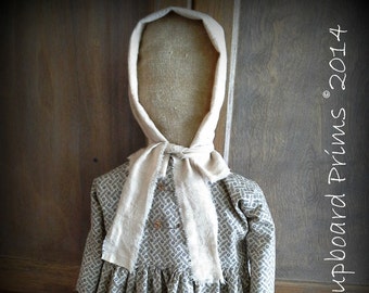 Laura~ Prim Prairie Doll sewing epattern everyday doll