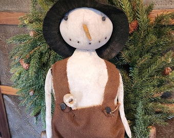 Simon Snowman Doll Epattern winter doll