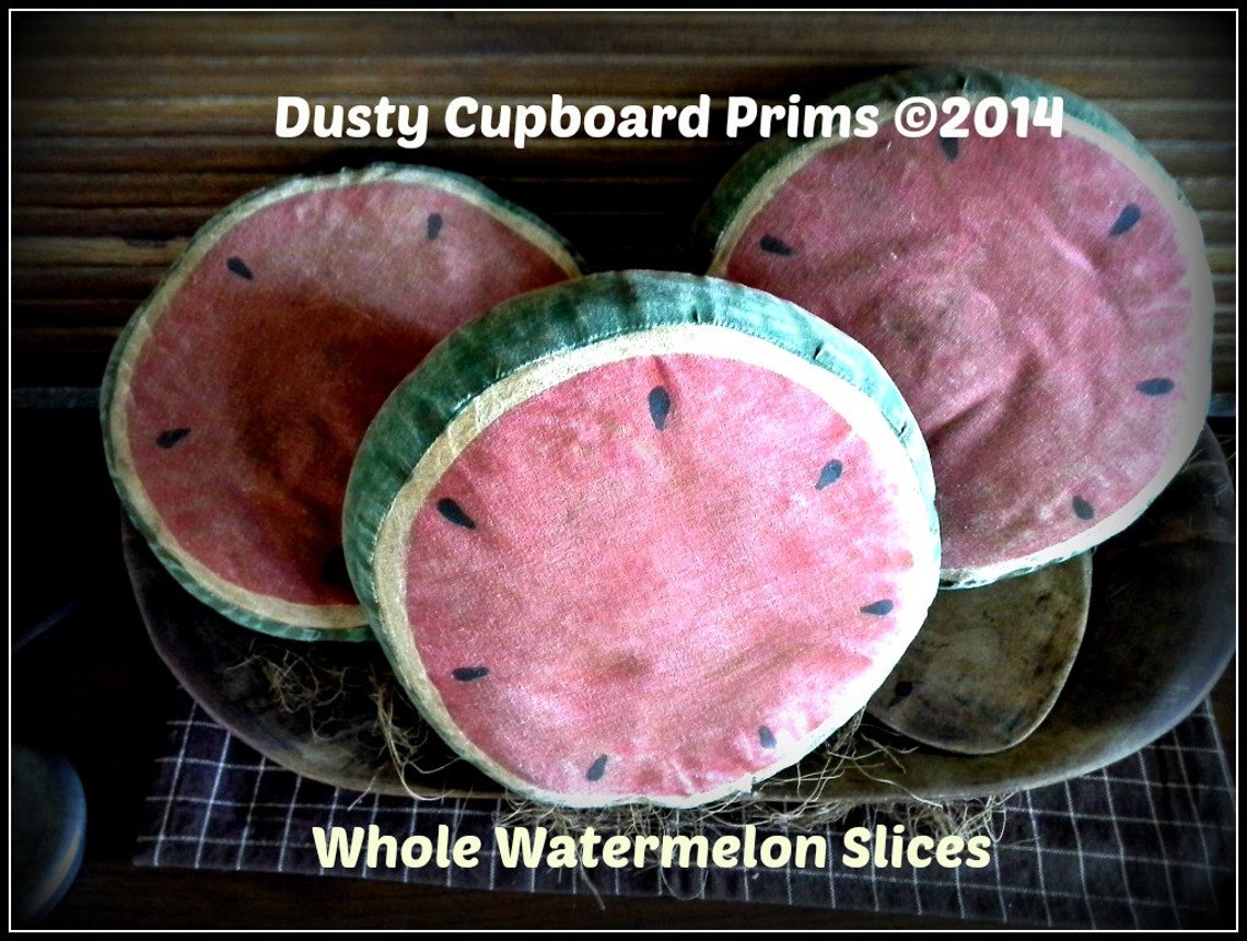 Whole Watermelon Slice Bowl Fillers Sewing Epattern Summer Fruit - Etsy