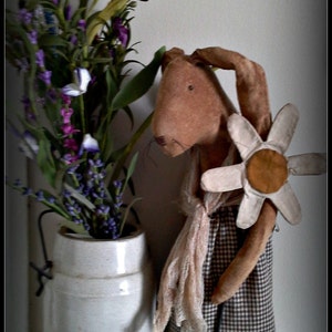Daisy Prim Rabbit 12" Stump Doll e-pattern
