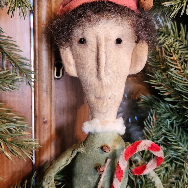 Bernard the Elf Epattern Christmas Elf Doll