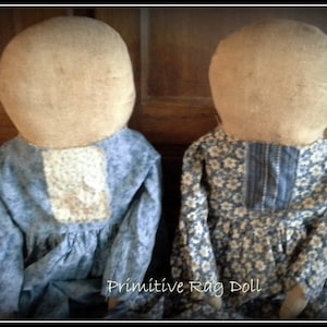Primitive Rag Doll ~E pattern everyday doll sewing pattern