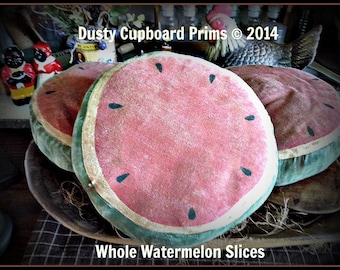 Whole Watermelon Slice Bowl Fillers sewing epattern summer fruit