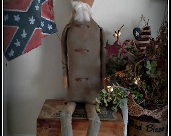 Civil War Soldier Doll 18" Primitive E Pattern